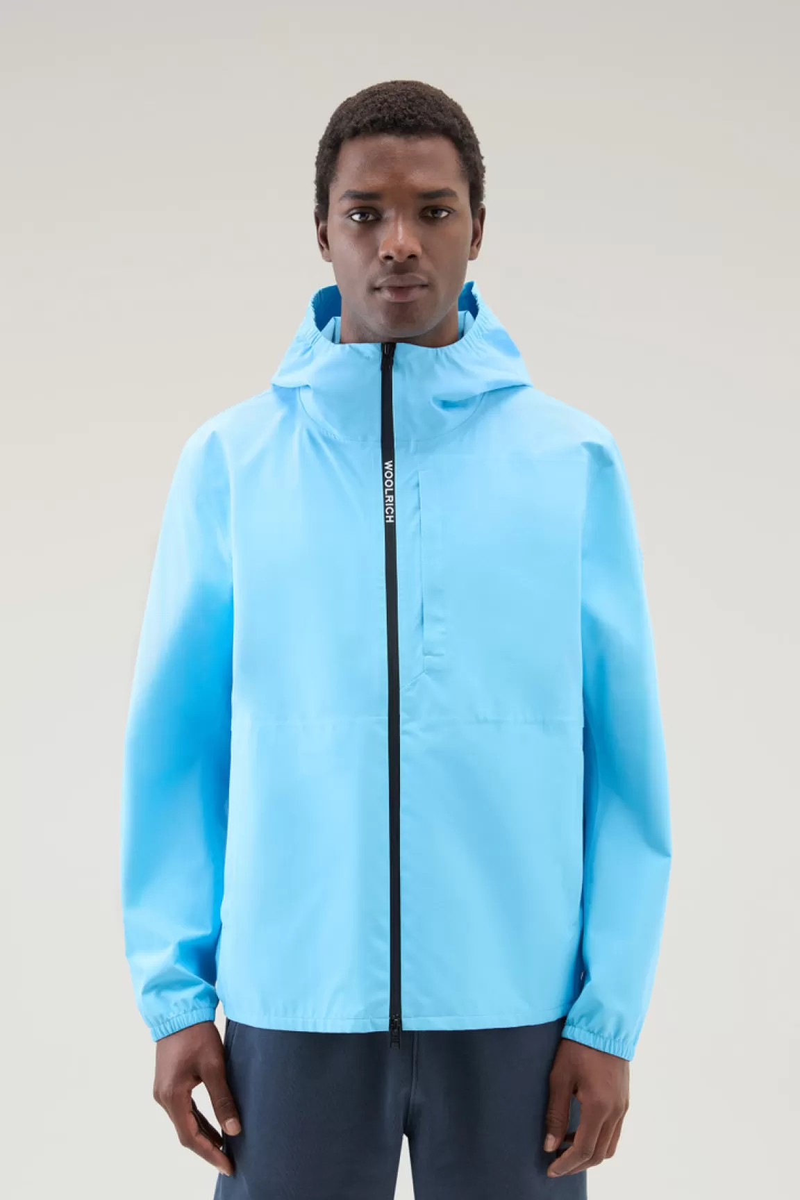 Woolrich Waterdicht Pacific-jack Met Capuchon Alaskan Blue Cheap